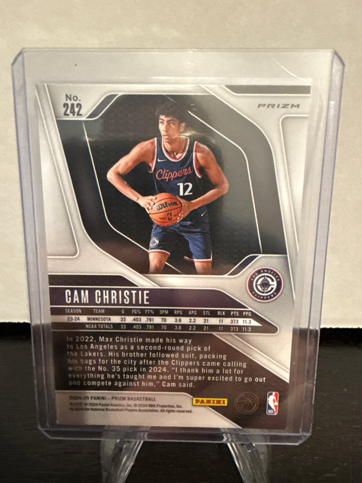 Cam Christie 2024 Panini Prizm Glitter Prizm Rookie