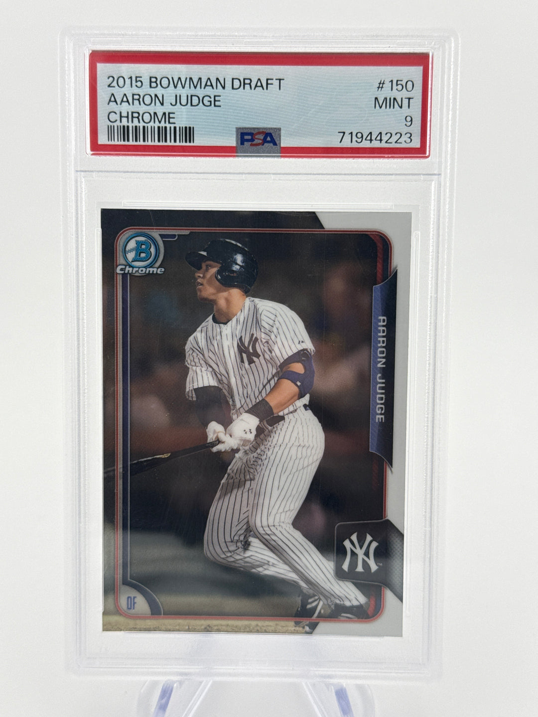 Aaron Judge 2015 Bowman Draft Chrome, PSA 9 Mint