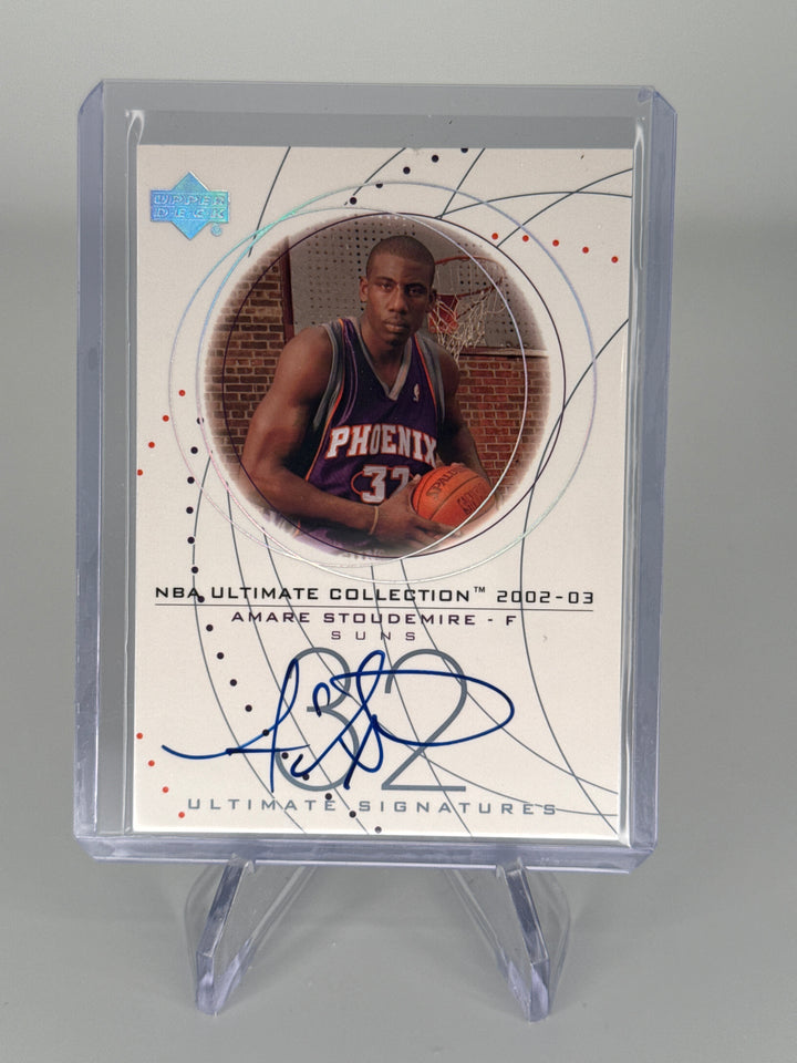 Amare Stoudemire 2002 Upper Deck Ultimate Collection Rookie Auto