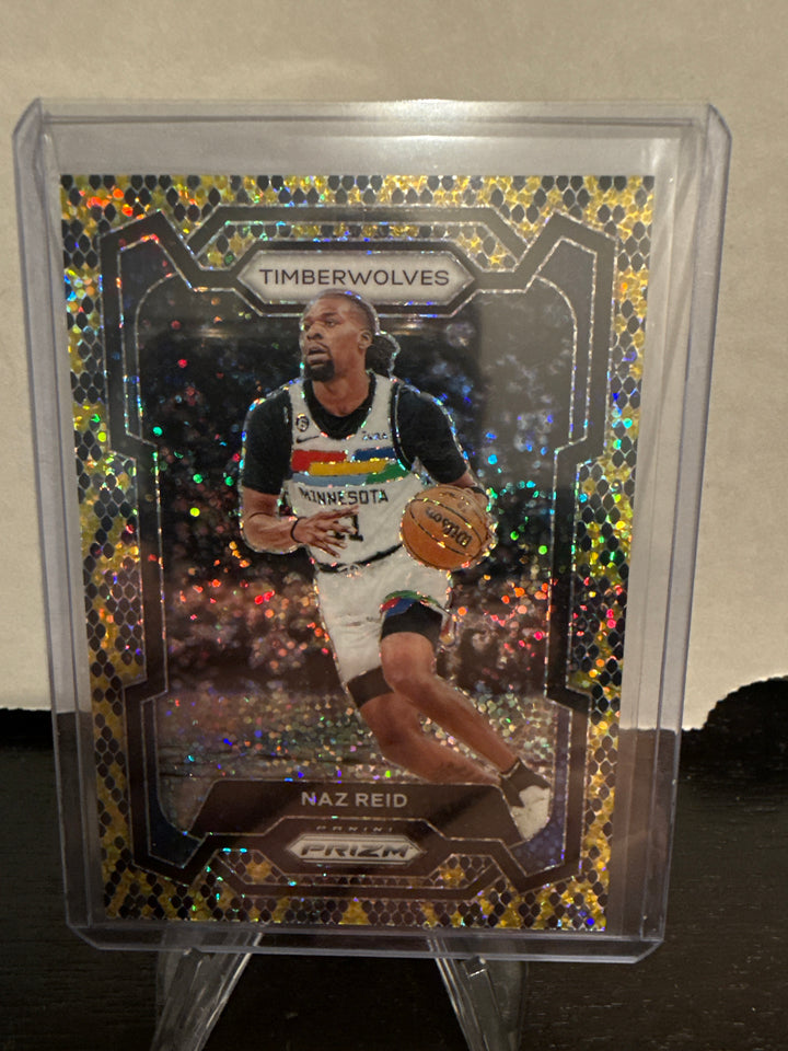 Naz Reid 2023 Panini Prizm King Snake SSP