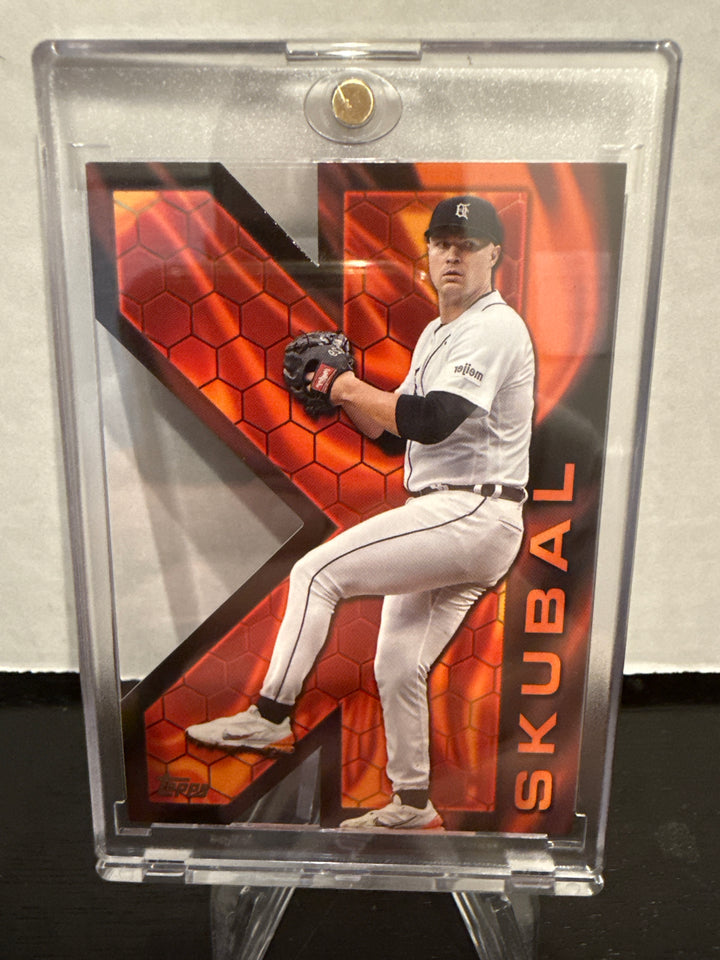 Tarik Skubal 2025 Topps Series 2 K-Zone SSP Reverse K Case Hit