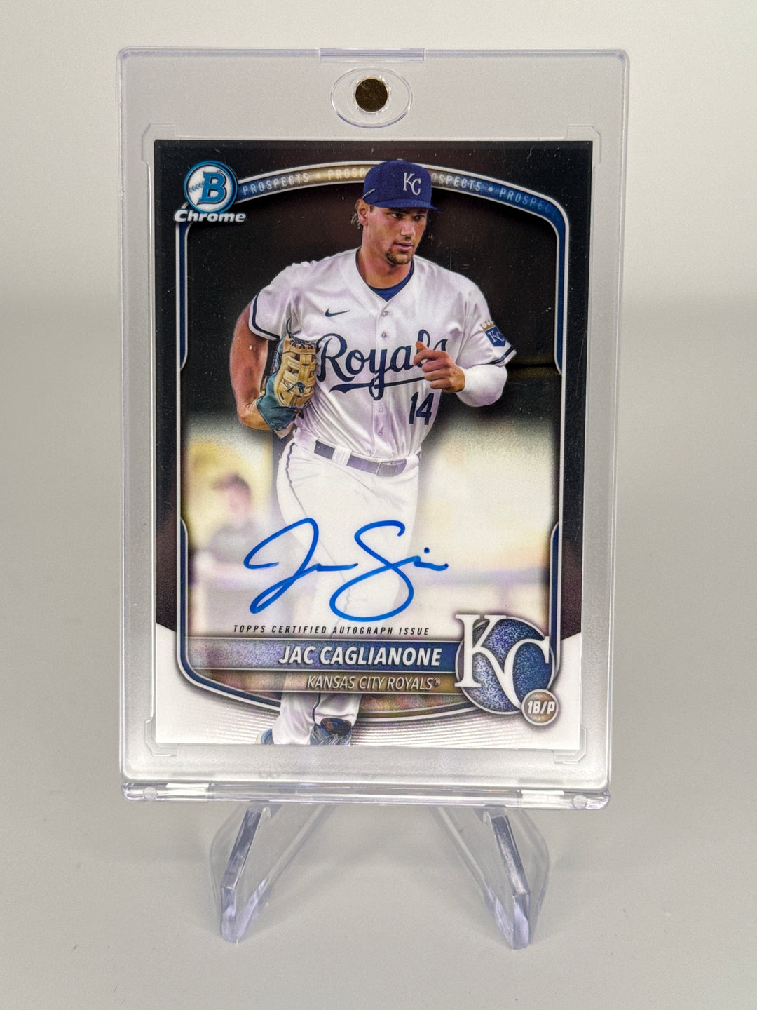 Jac Caglianone 2025 Bowman Chrome Prospect Auto
