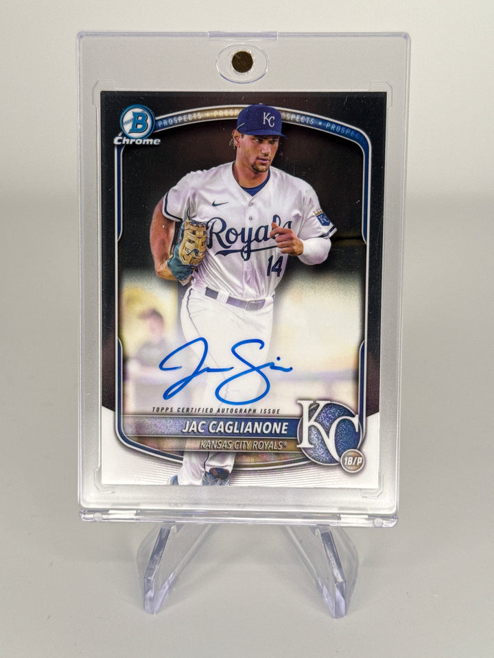 Jac Caglianone 2025 Bowman Chrome Prospect Auto