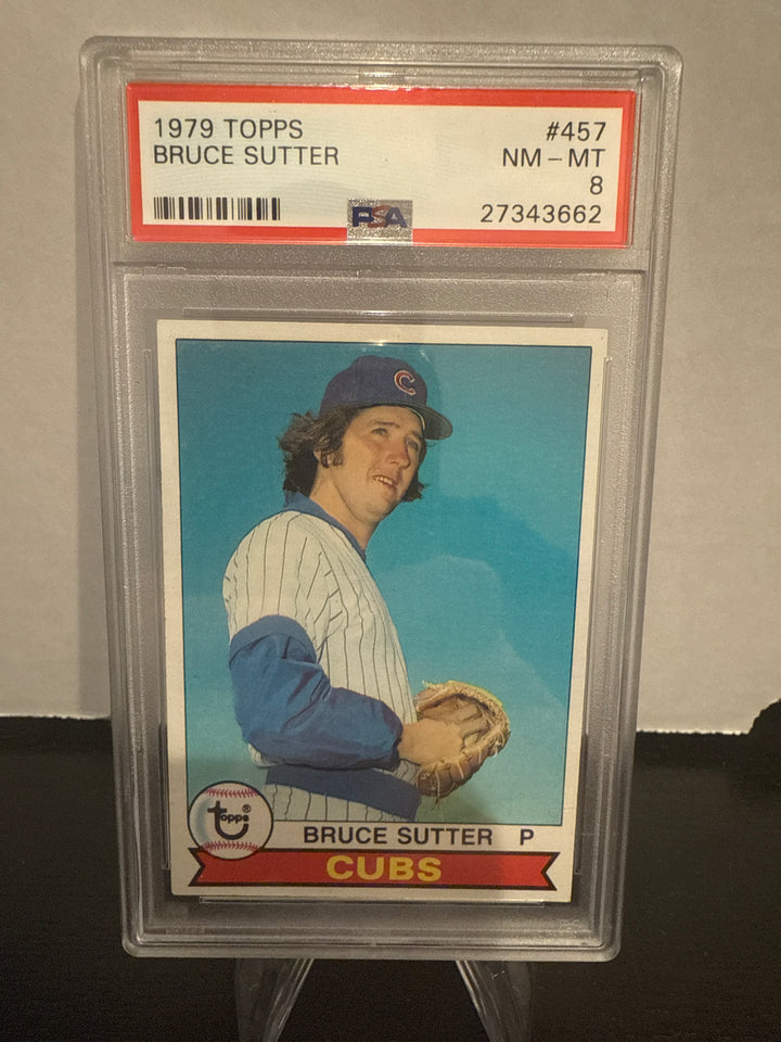 Bruce Sutter 1979 Topps, PSA 8
