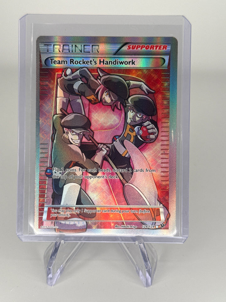Pokemon TCG 2016 Team Rocket's Handiwork Fates Collide Ultra Rare Trainer Holofoil, 124/124