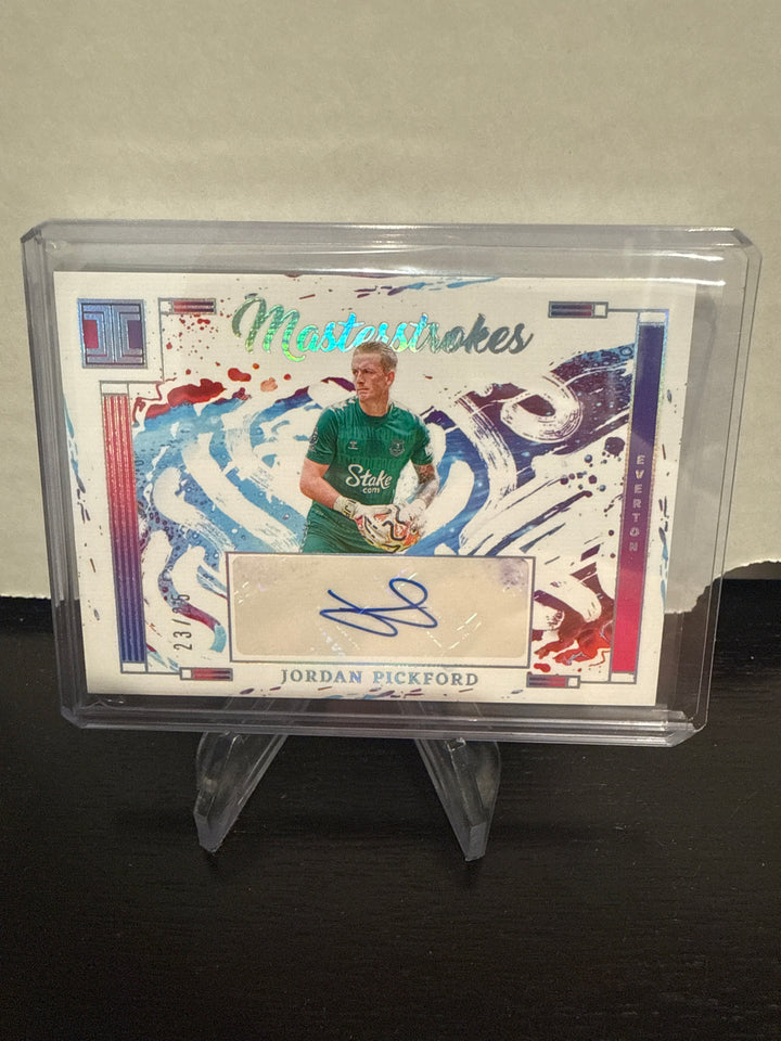Jordan Pickford 2023-2024 Panini Impeccable Masterstrokes Auto, 23/25