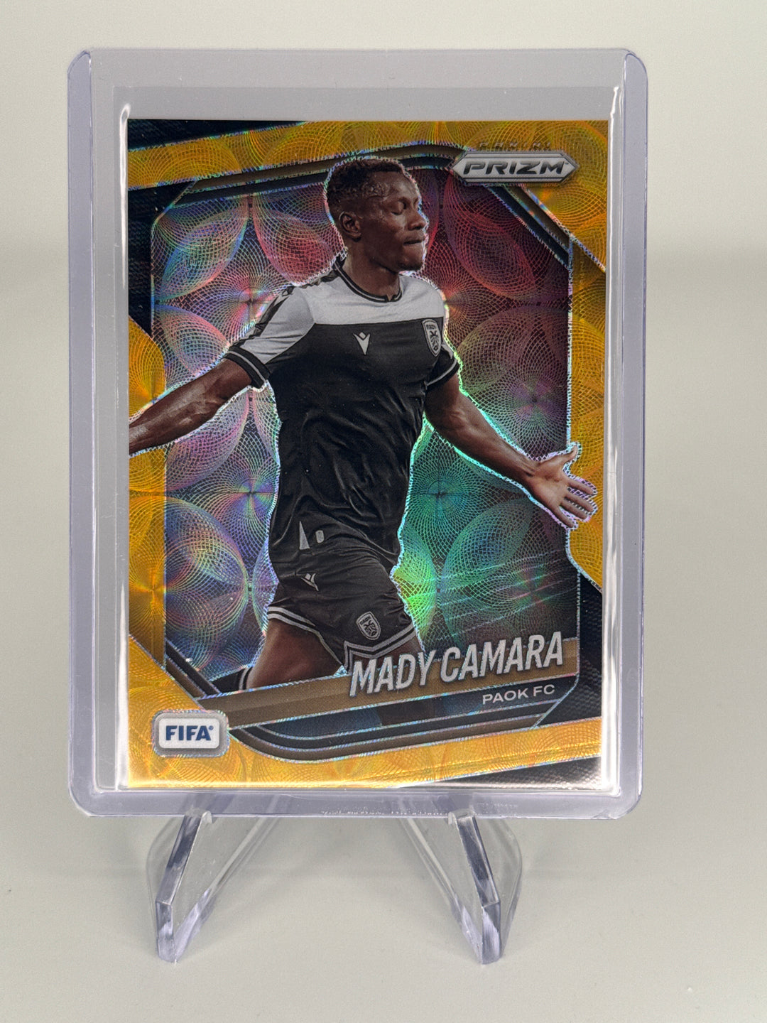 Mady Camara 2026 Panini Prizm FIFA Gold Prizm, 10/10