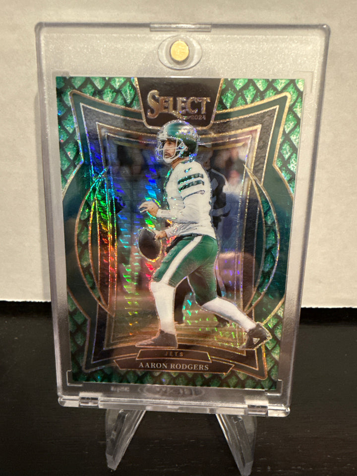 Aaron Rodgers 2024 Panini Select Dragon Scale, 33/81
