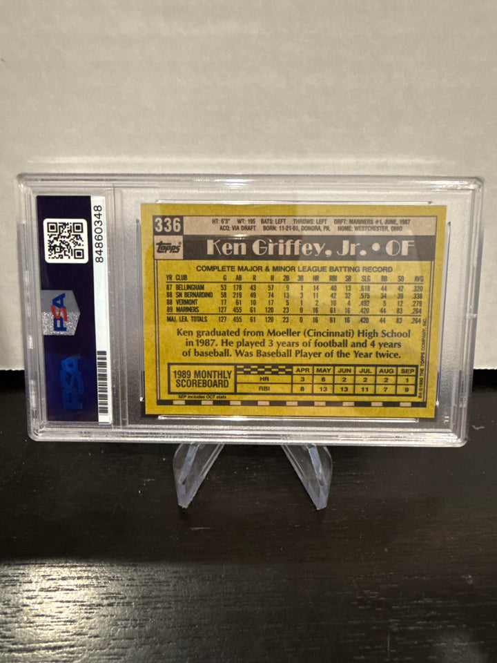Ken Griffey Jr. 1990 Topps Rookie Cup, PSA 10 Authentic Auto