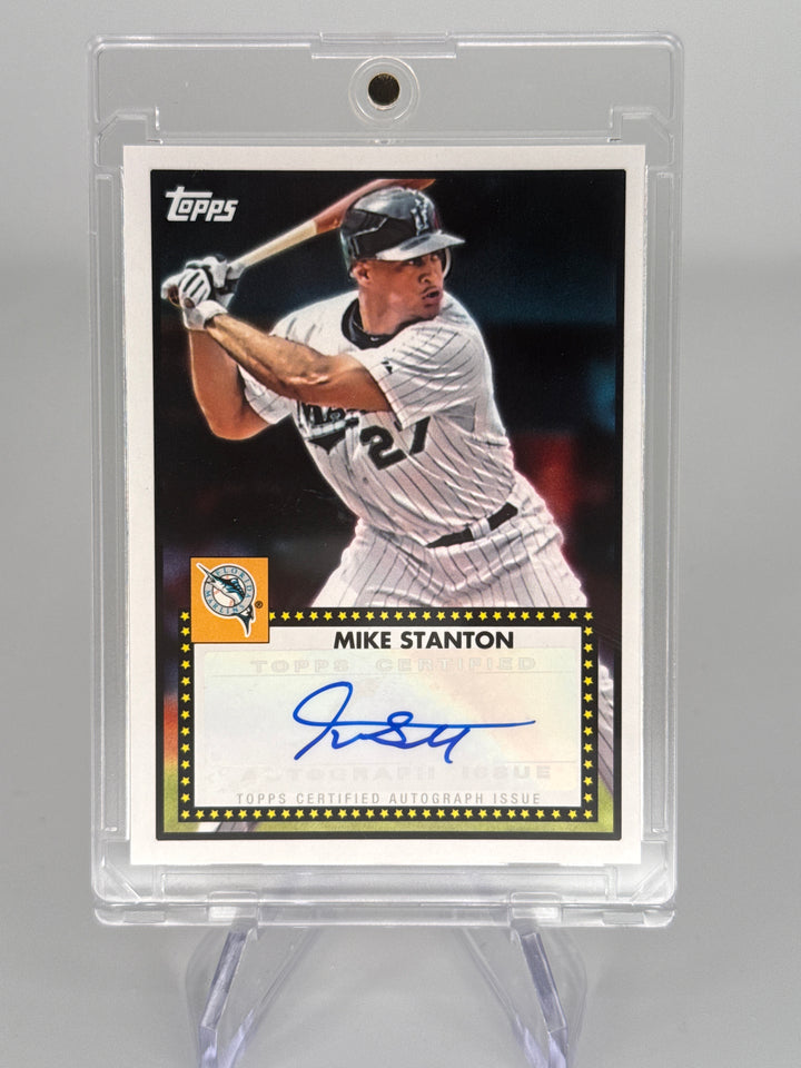Mike Stanton 2011 Topps Lineage 1952 Auto