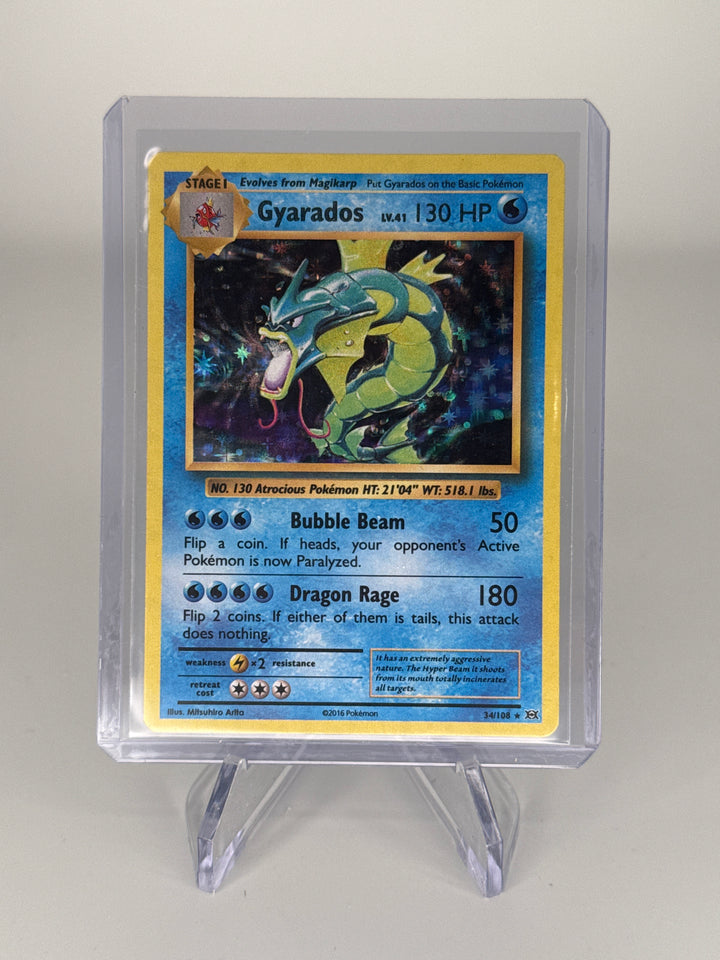 Pokemon TCG 2016 Gyarados Evolutions Holo, 34/108