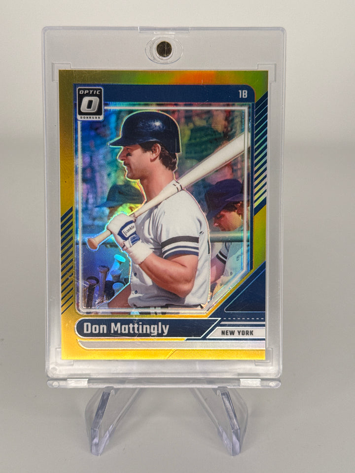 Don Mattingly 2024 Panini Donruss Optic Gold Prizm, 06/10