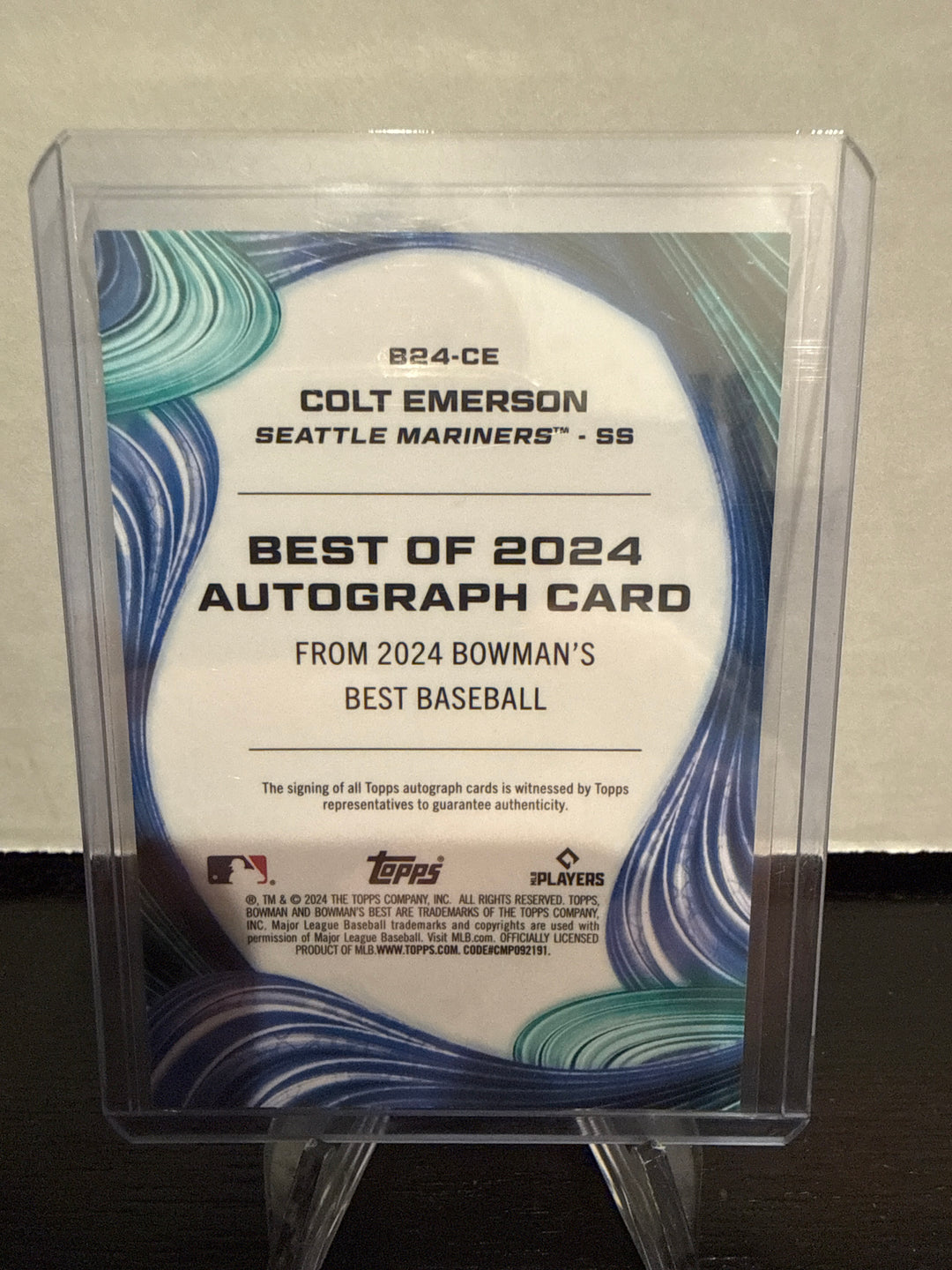 Colt Emerson 2024 Bowman's Best Auto