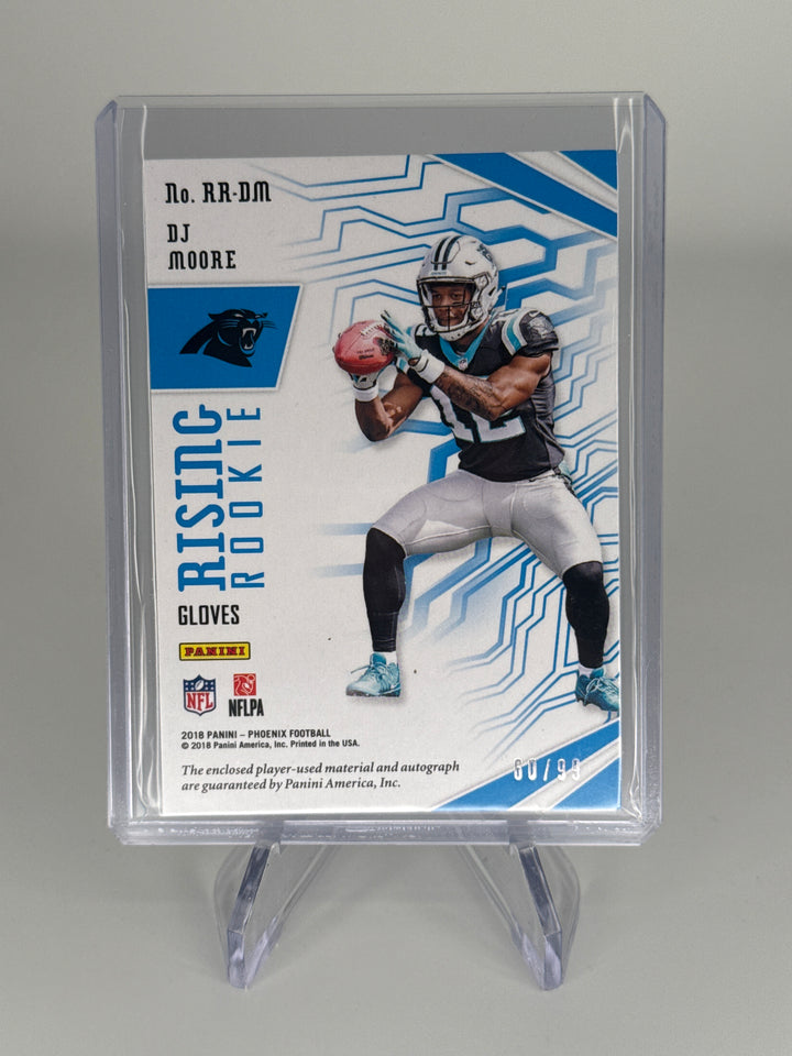 DJ Moore 2018 Panini Phoenix Rising Rookie Patch Auto, 60/99