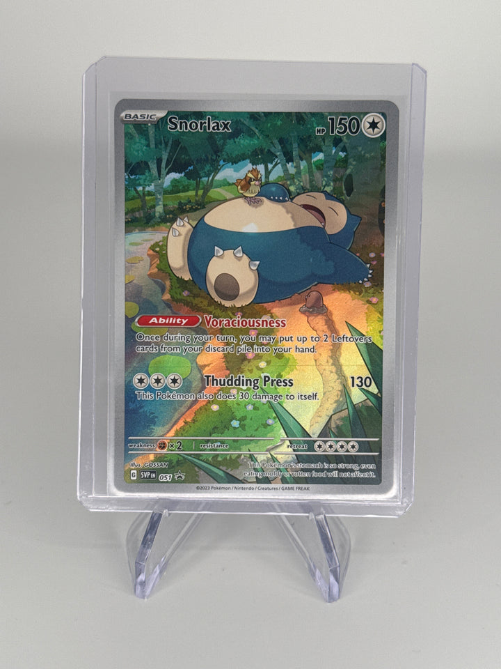 Pokemon TCG 2023 Snorlax Scarlet & Violet 151 Black Star Promo, 051