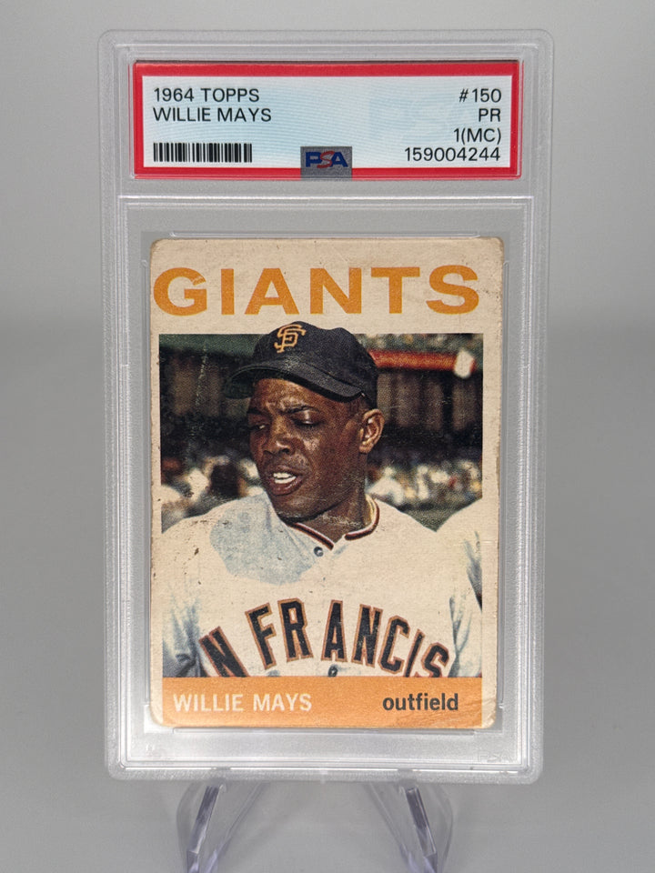 Willie Mays 1964 Topps, PSA 1 MC