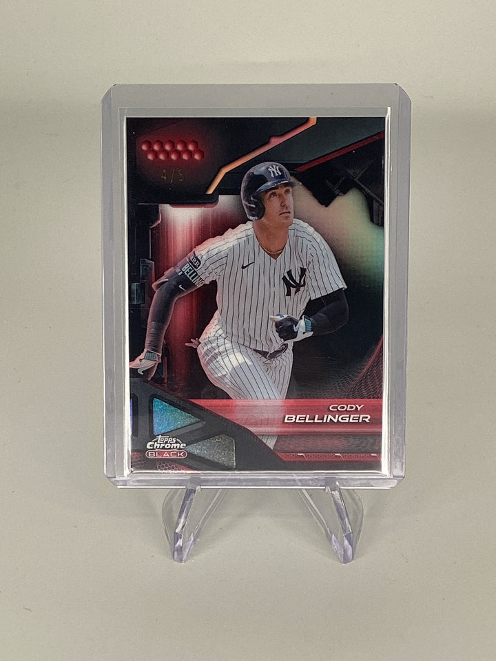 Cody Bellinger 2026 Topps Chrome Black Red, 4/5