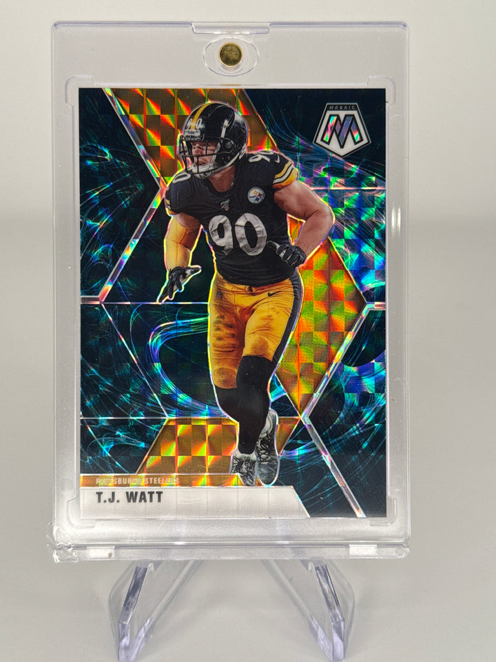 T.J. Watt 2020 Panini Mosaic Genesis SSP