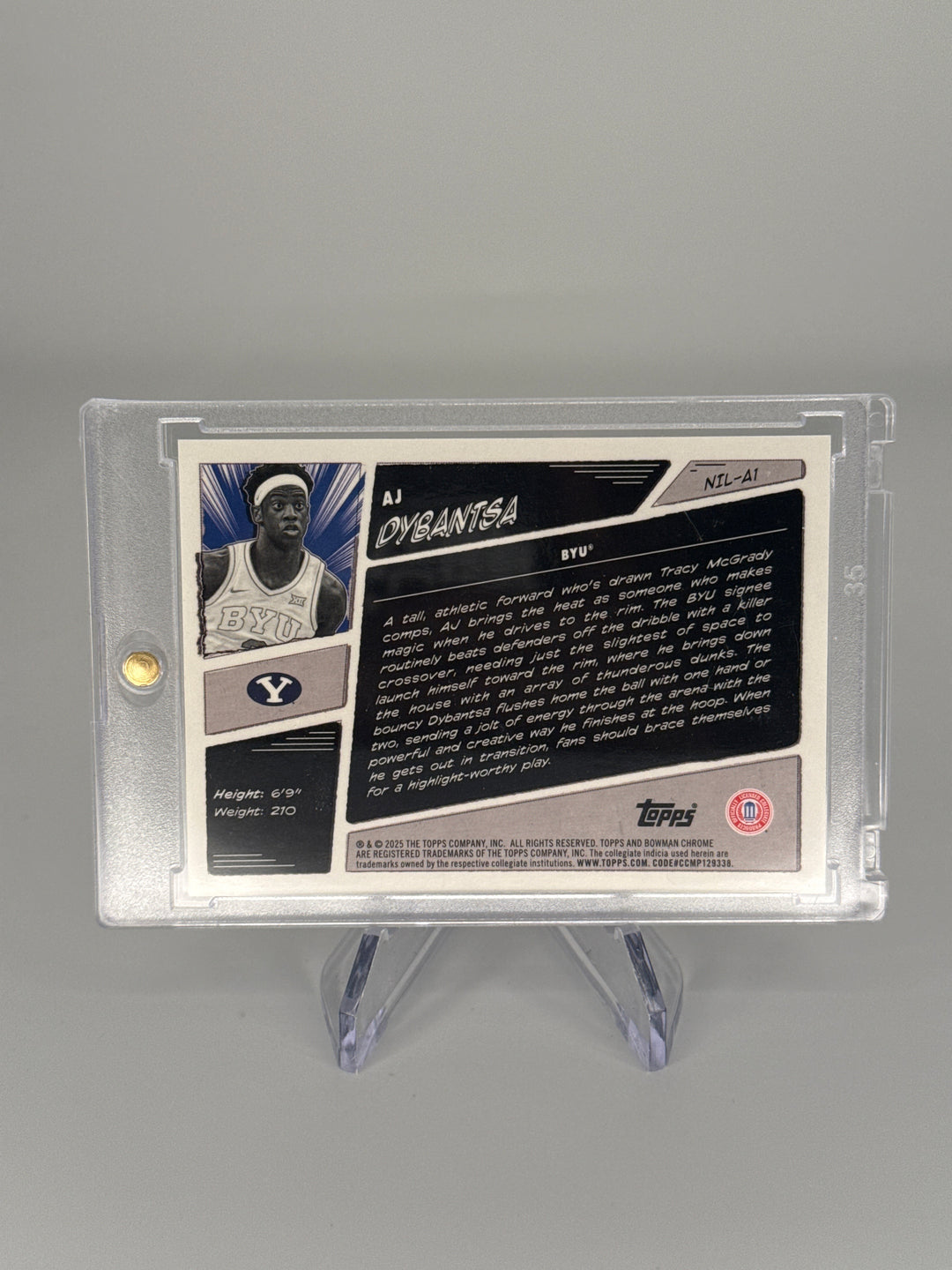 AJ Dybantsa 2025 Bowman Chrome Anime SSP Case Hit