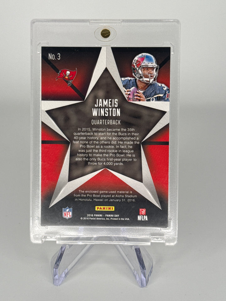 Jameis Winston 2016 Panini Day Pro Bowl Relic, 19/25