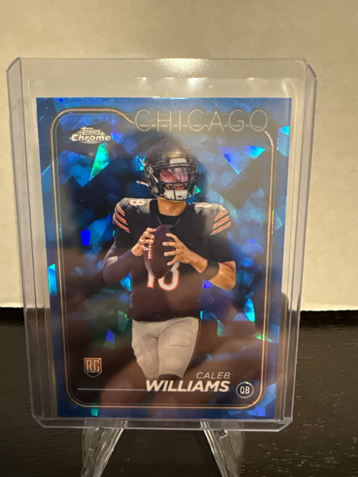 Caleb Williams 2024 Topps Chrome Sapphire Rookie