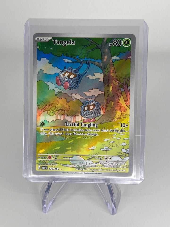 Pokémon TCG 2023 Tangela Scarlet & Violet Illustration Rare Full Art, 178/165