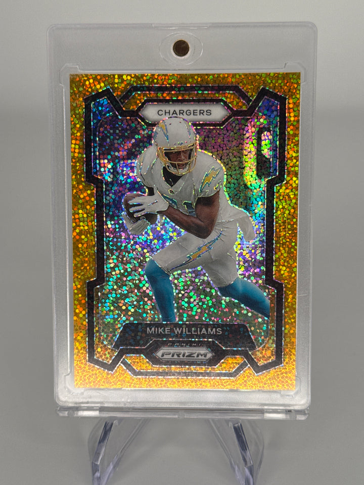 Mike Williams 2023 Panini Prizm Gold Mini Diamond Prizm, 03/24