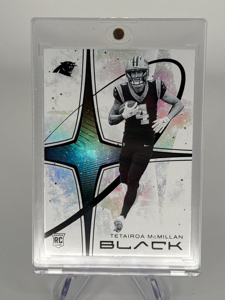 Tetairoa McMillan 2025 Panini Black White Night SSP Case Hit Rookie