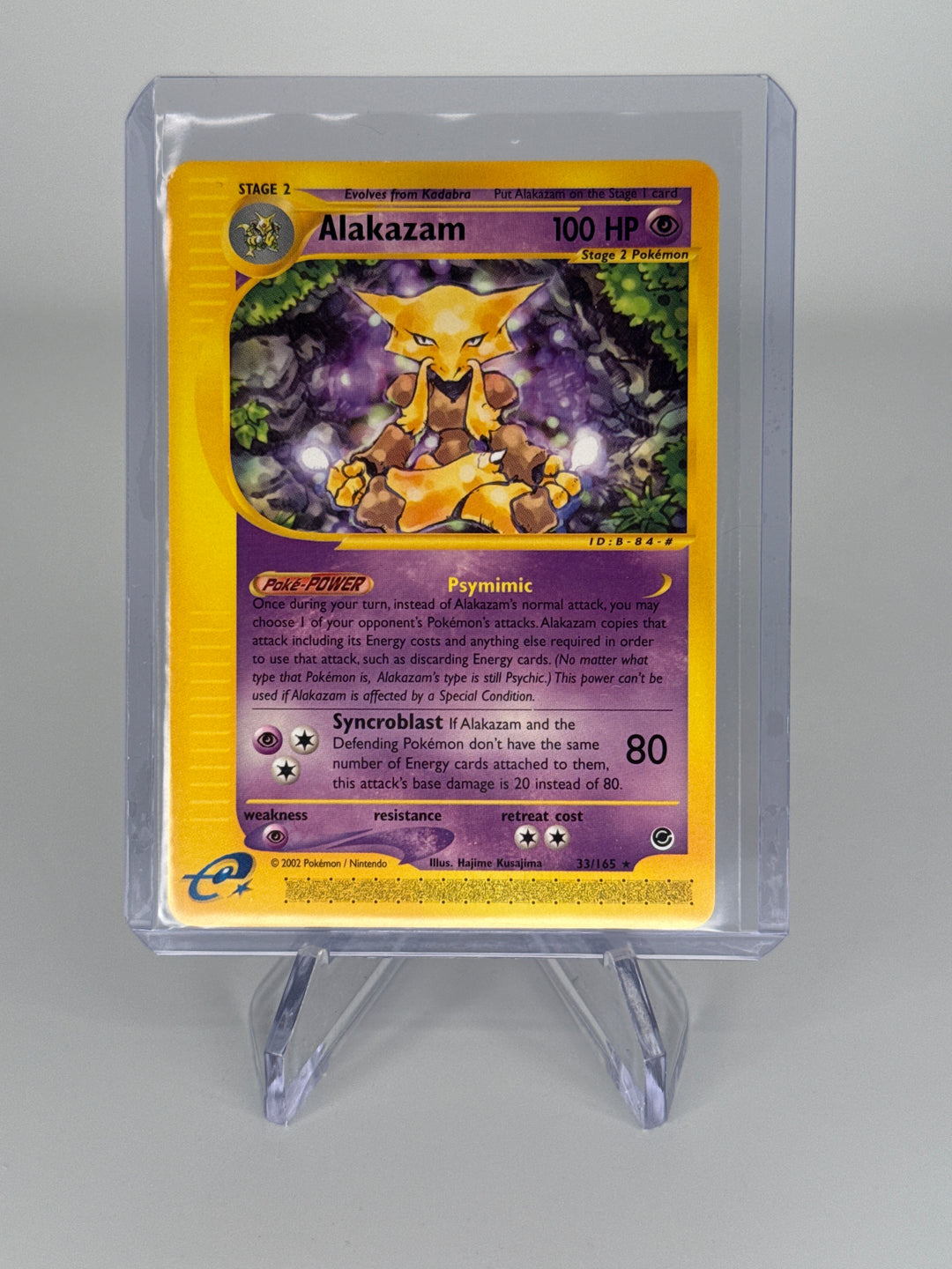 Pokemon TCG 2002 Alakzam Expedition, 33/165