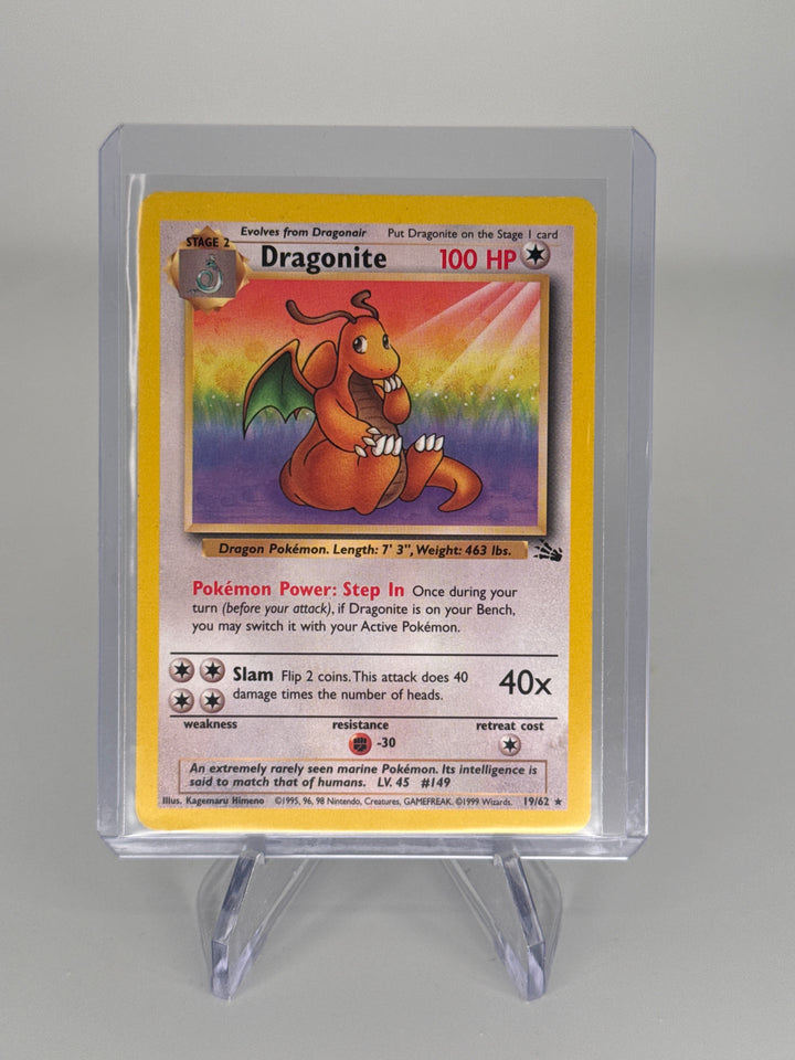 Pokemon TCG 1999 Dragonite Fossil, 19/62