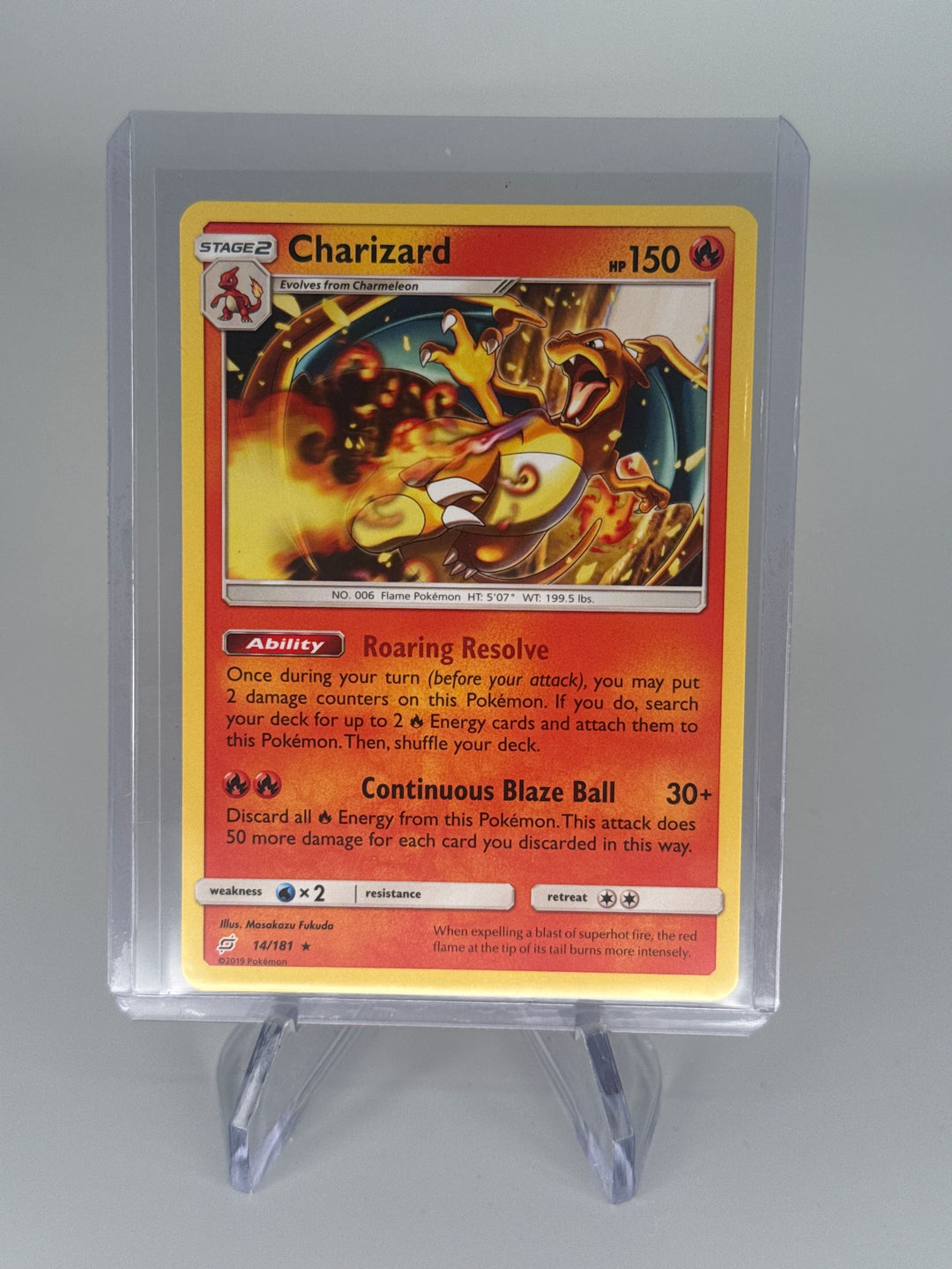 Pokemon TCG 2019 Charizard Sun & Moon Team Up, 14/181