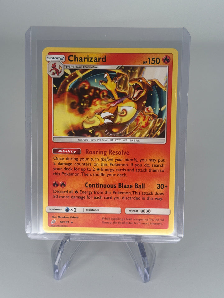 Pokemon TCG 2019 Charizard Sun & Moon Team Up, 14/181