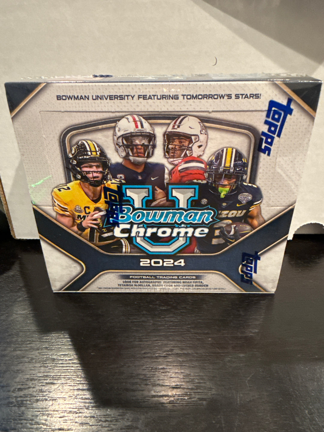 2024 Bowman University Chrome Football Jumbo Hobby Box Hobby Card Shop