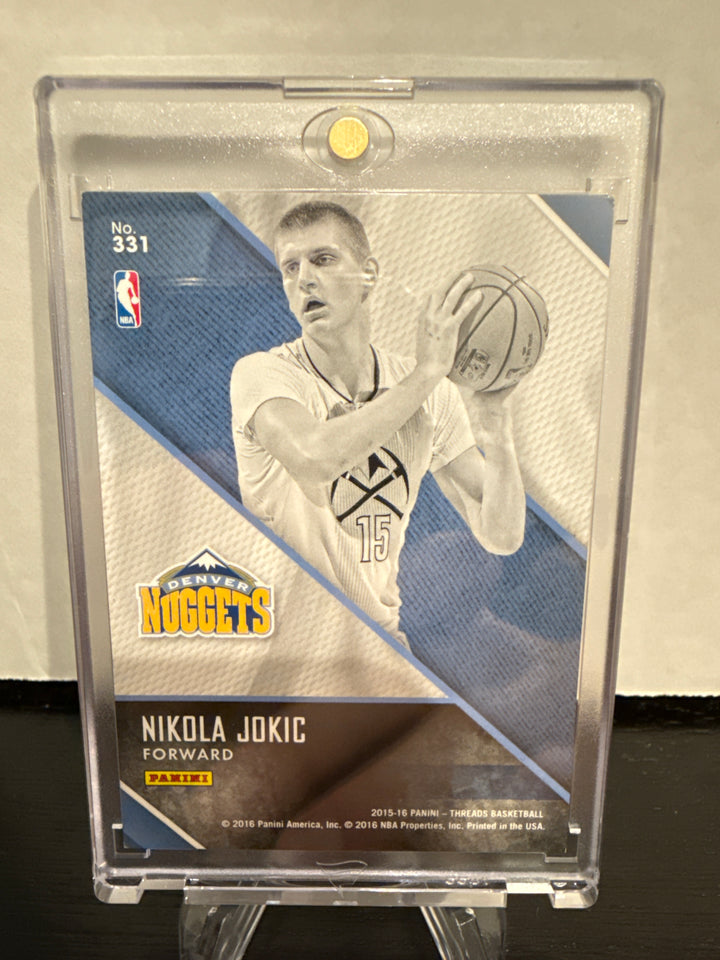 Nikola Jokic 2015 Panini Threads Micro Etch Rookie