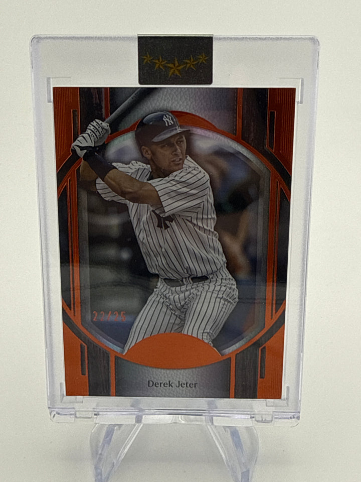 Derek Jeter 2025 Topps Five Star Orange, 22/25