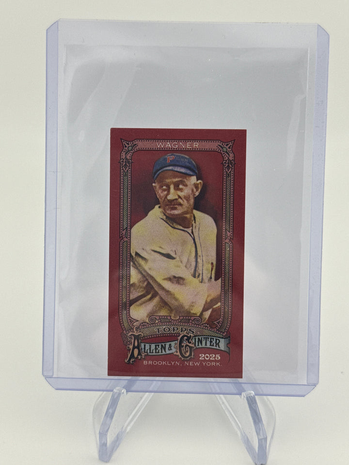 Honus Wagner 2025 Allen & Ginter Red Mini, 2/5