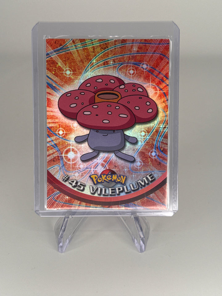 Pokemon TCG 1999 Topps Pokemon Vileplume 45 Foil