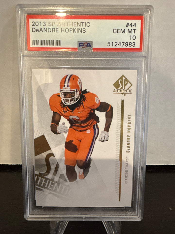 Deandre Hopkins 2013 SP Authentic Rookie, PSA 10 Gem Mint