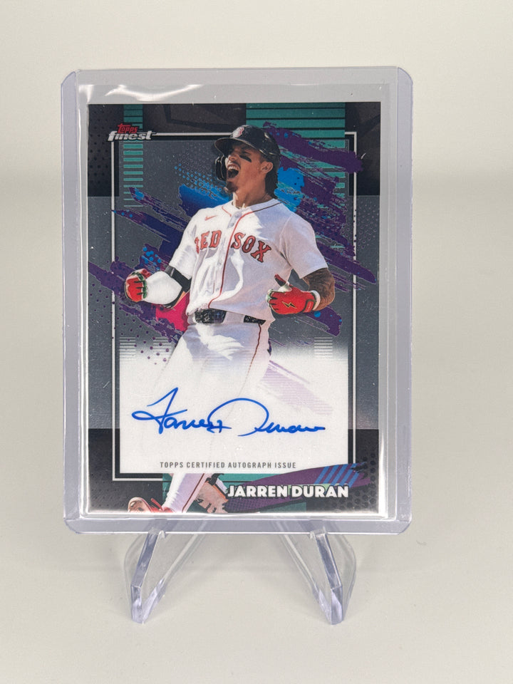 Jarren Duran 2026 Topps Finest Auto