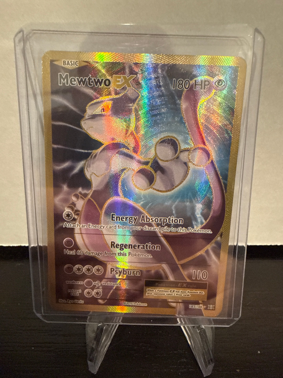 Pokemon TCG 2016 Mewtwo EX XY Evolutions Full Art, 103/108 – Hobby Card ...