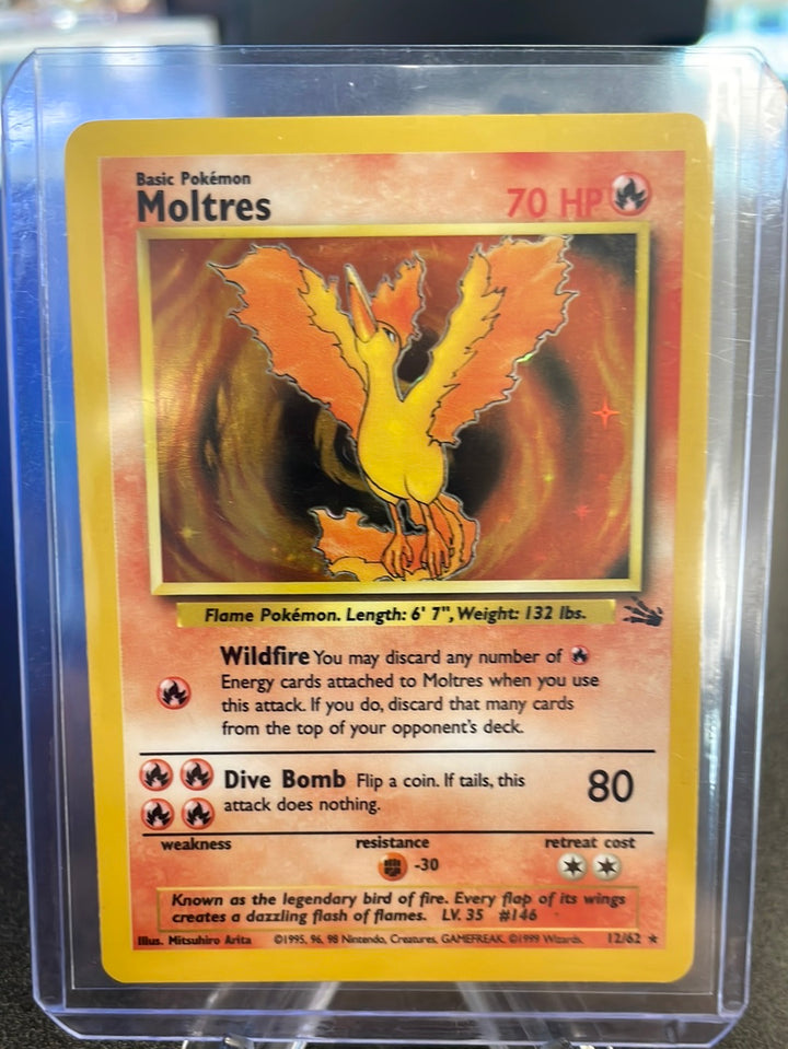 Pokémon TCG 1999 Moltress Legendary Collection Ultra Rare Holofoil, 12/62