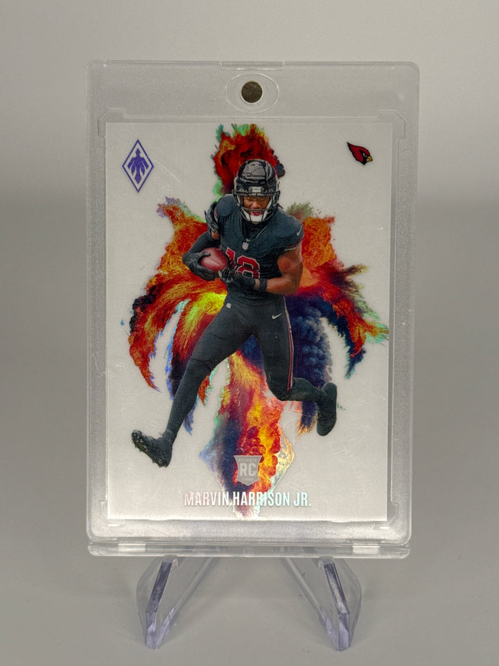 Marvin Harrison Jr 2024 Panini Phoenix SSP Case Hit Color Blast Rookie