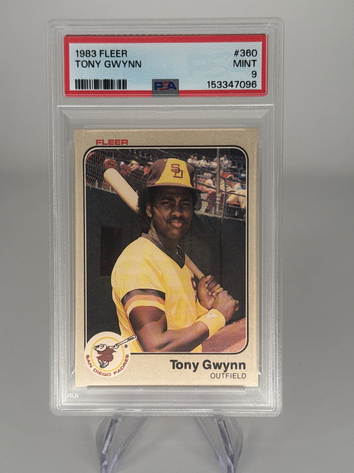 Tony Gwynn 1983 Fleer Rookie, PSA 9 Mint
