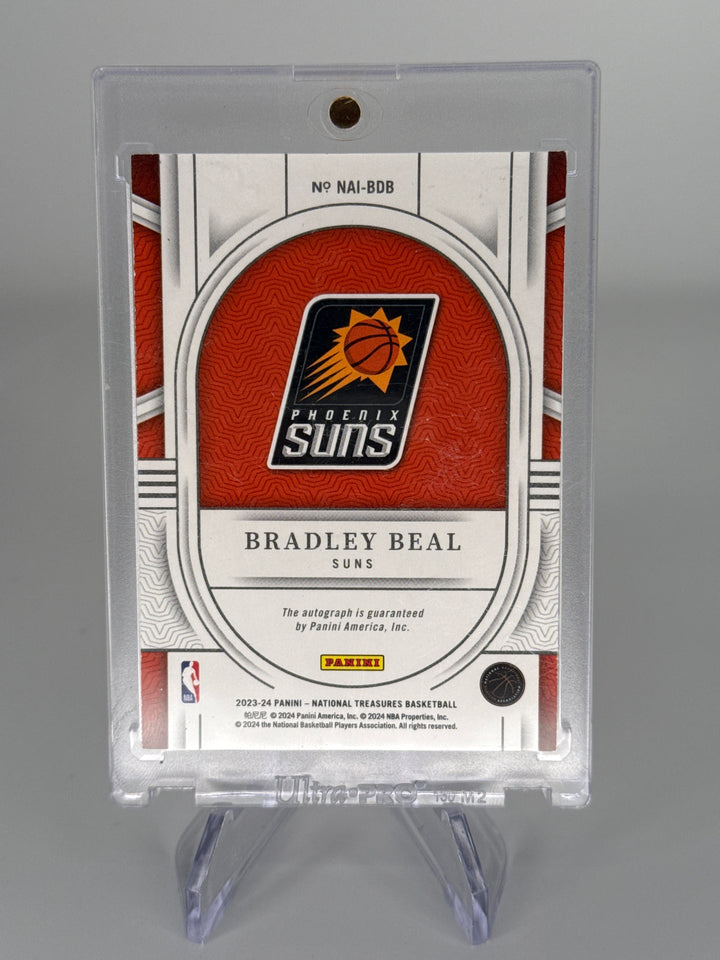Bradley Beal 2023-2024 Panini National Treasures National Archives Ink Gold Auto, 07/10