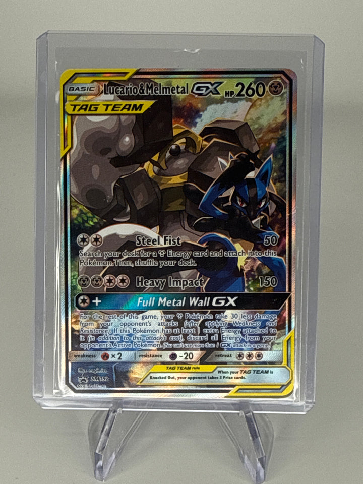Pokemon TCG 2019 Lucario & Melmetal GX SM Black Star Promo, SM192