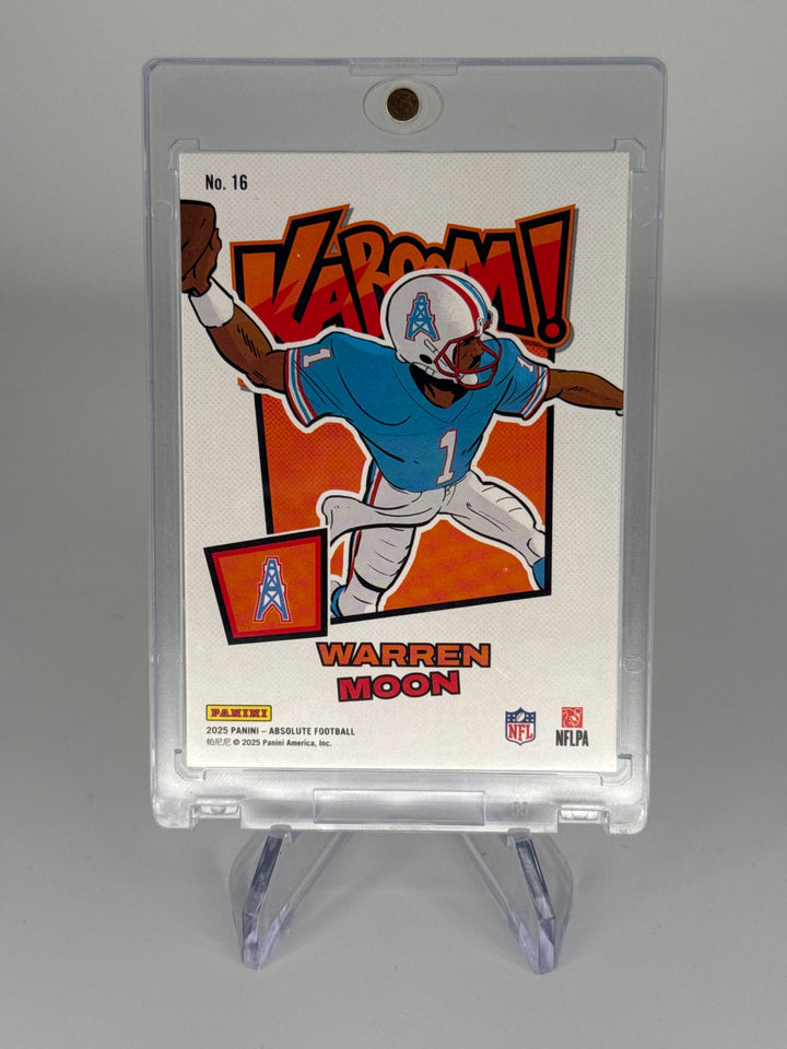 Warren Moon 2025 Panini Absolute KABOOM! Horizontal SSP Case Hit