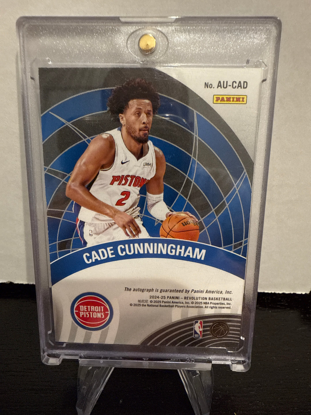Cade Cunninham 2024-2025 Panini Revolution Auto