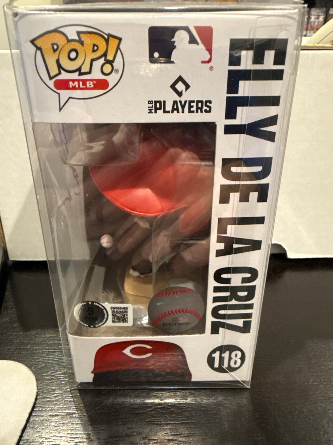Elly De La Cruz #118 Baseball Autographed Funko POP!, Beckett Authenticated