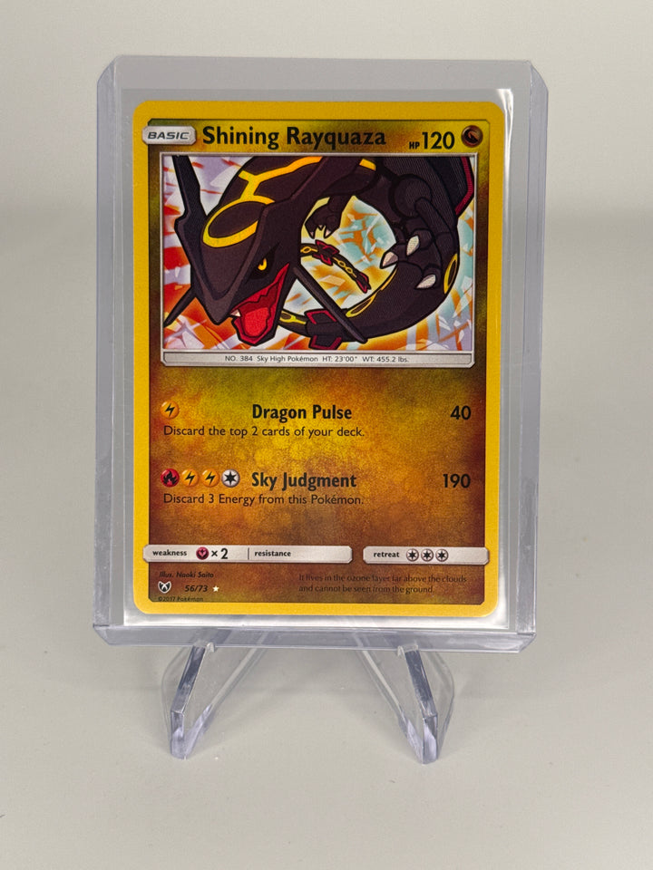 Pokemon TCG 2017 Shining Rayquaza Sun & Moon Shining Legends, 56/73