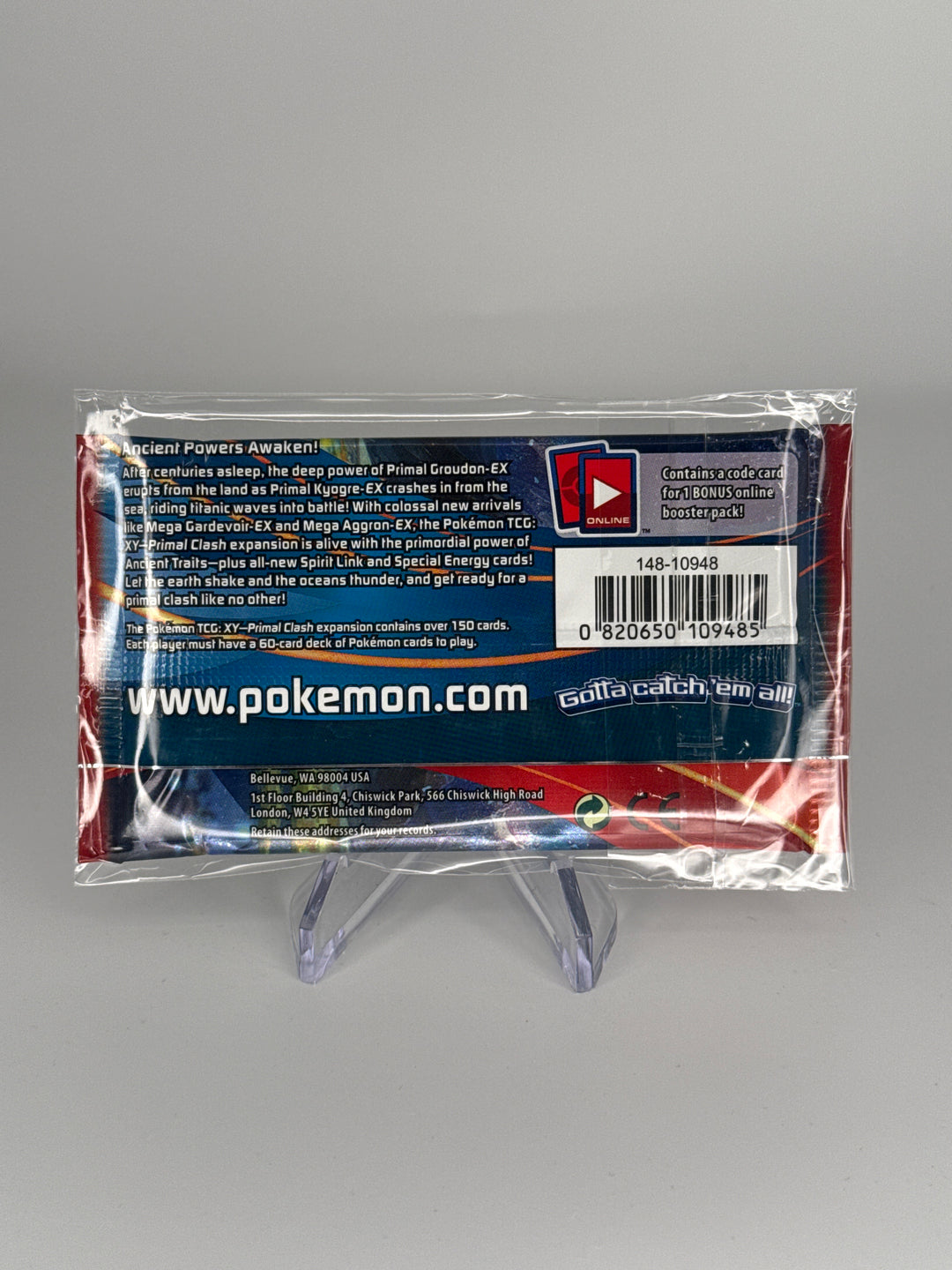 Pokemon TCG Primal Clash XY Sealed Pack
